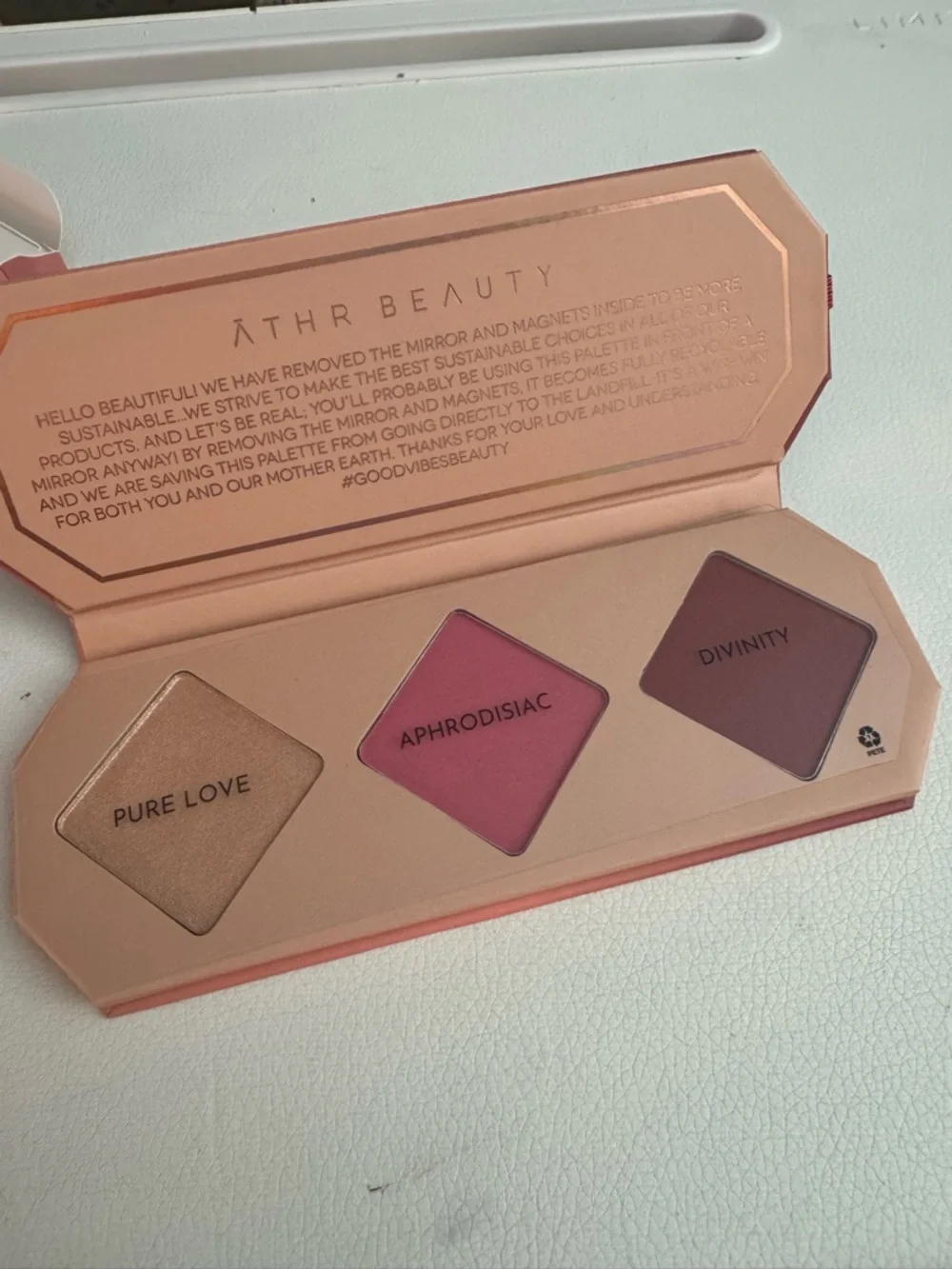 Athr Beauty Trio Cheek Highlight Palette - Ruby